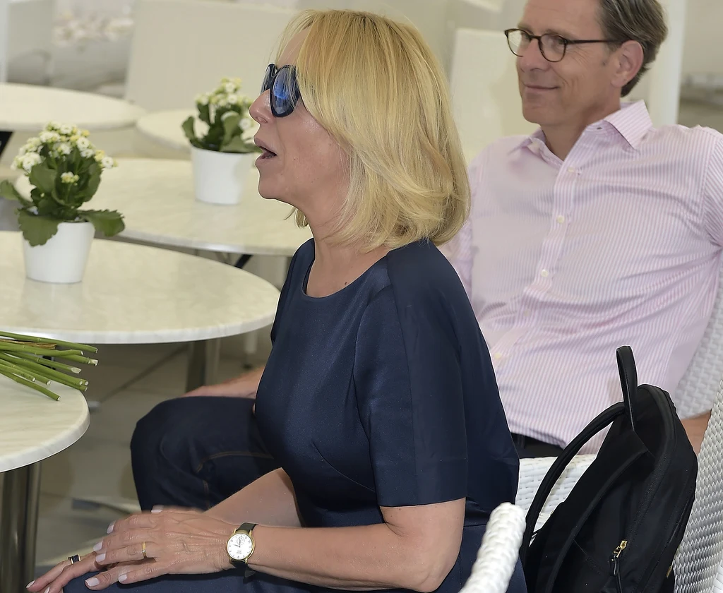 Agata Młynarska z mężem