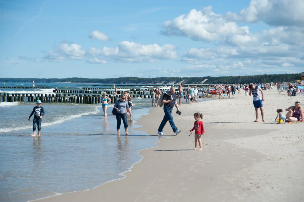 Plaża w Ustce/fot. Hubert Bierndgarski