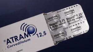  Lek kardiologiczny Atram z jednej z wycofywanych serii