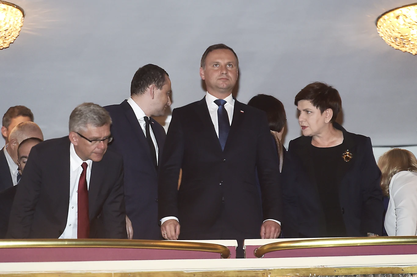 Andrzej Duda na premierze "Smoleńska"