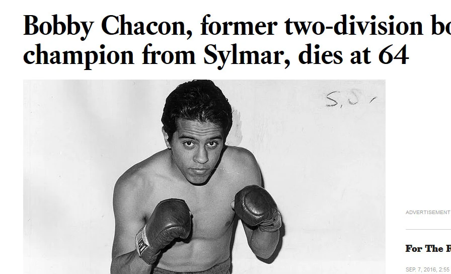 Bobby Chacon / www.latimes.com Bobby Chacon / www.latimes.com