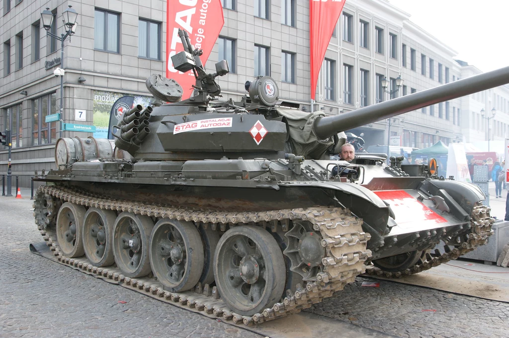 Czołg T-55 na gaz