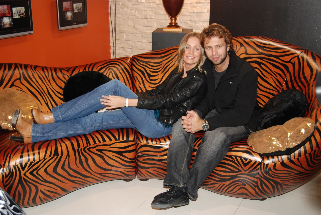 Agnieszka z poprzednim mężem, Adamem Agnieszka z poprzednim mężem, Adamem