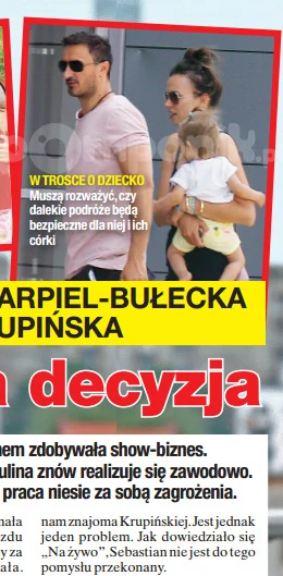 Sebastian i Paulina z córką