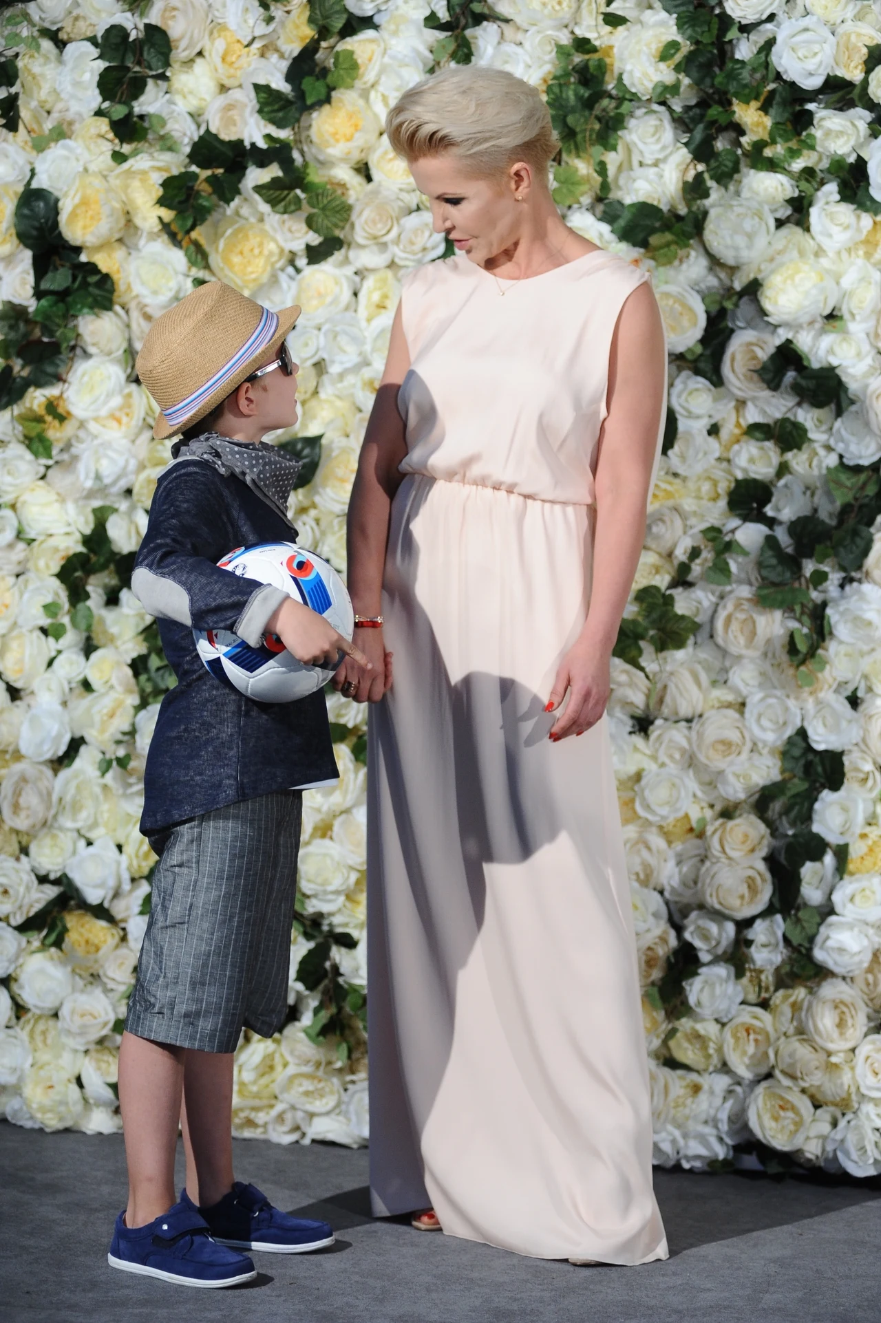 Joanna Racewicz z synem