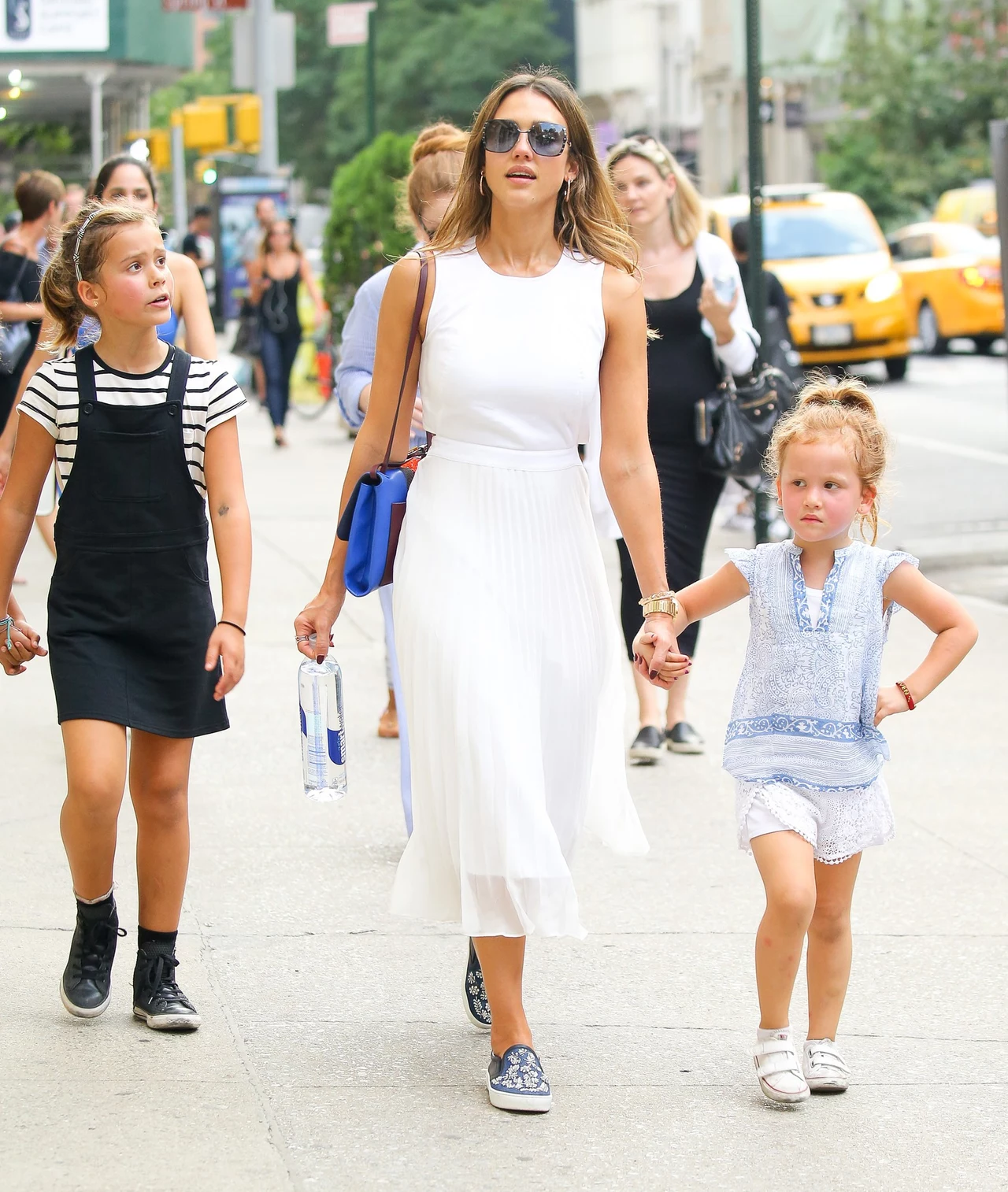 Jessica Alba z córkami Jessica Alba z córkami