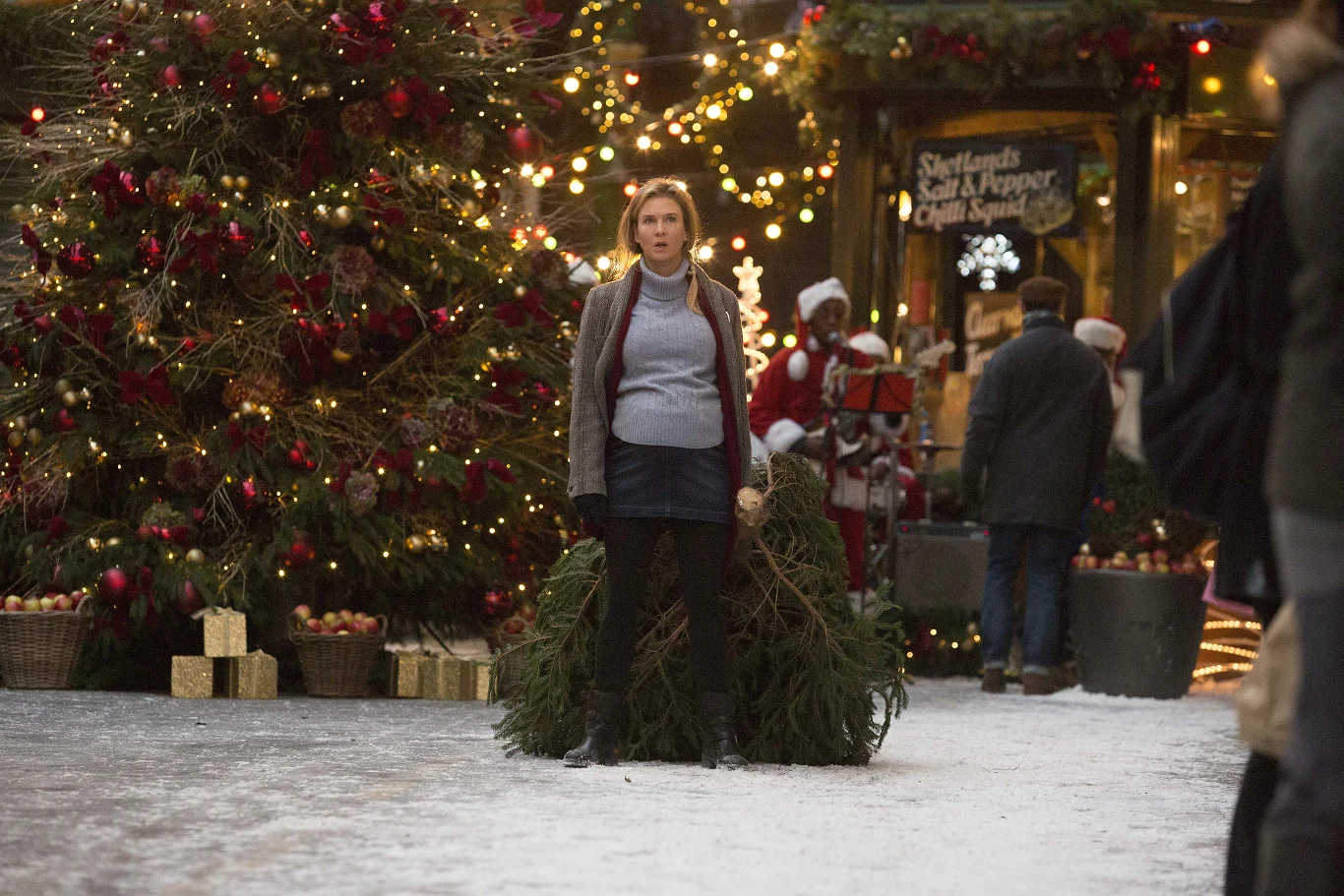 Renée Zellweger w scenie z filmu "Bridget Jones 3"