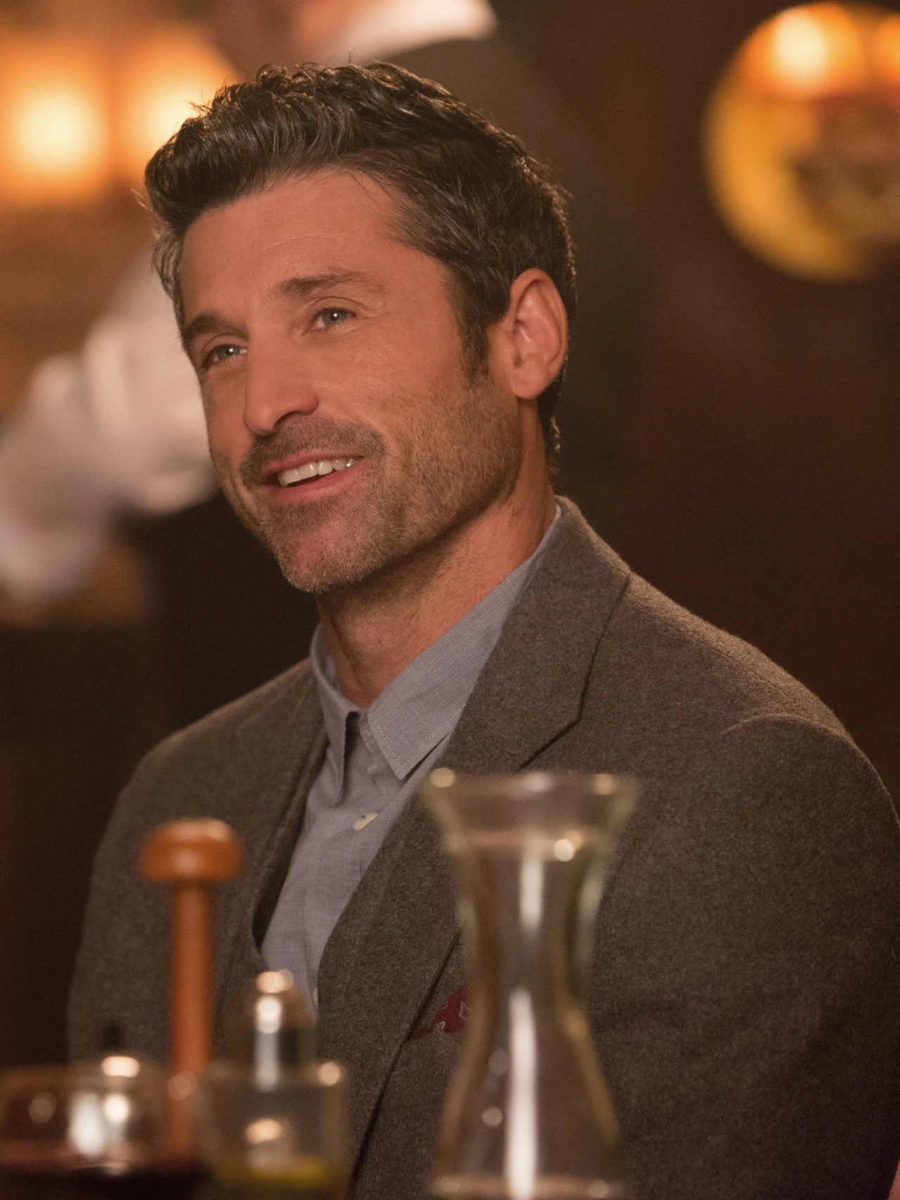 Patrick Dempsey w scenie z filmu "Bridget Jones 3"