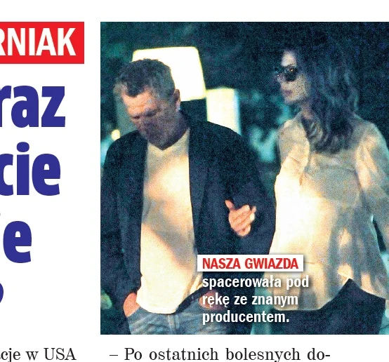 Edyta Górniak z producentem Edyta Górniak z producentem