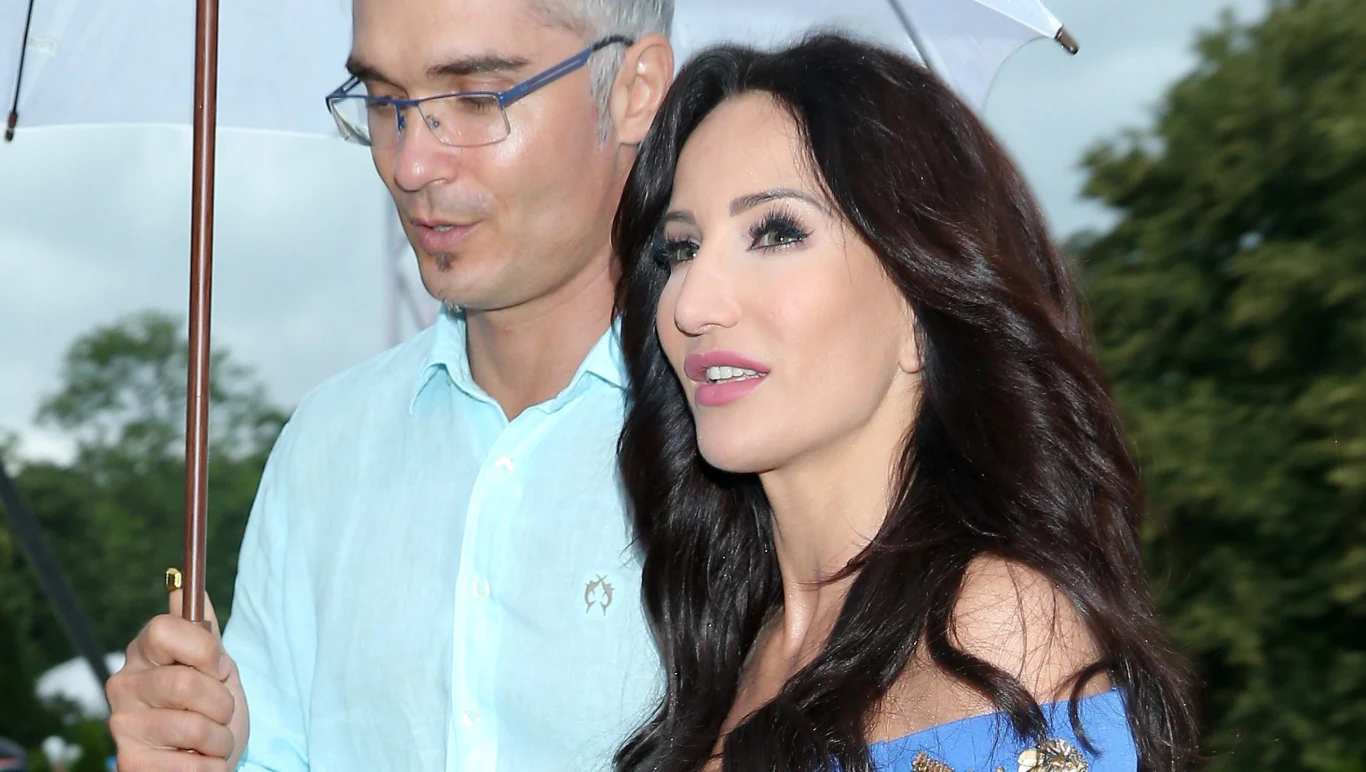 Justyna Steczkowska z mężem Justyna Steczkowska z mężem