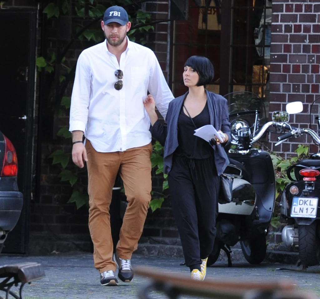 Tatiana Okupnik z mężem