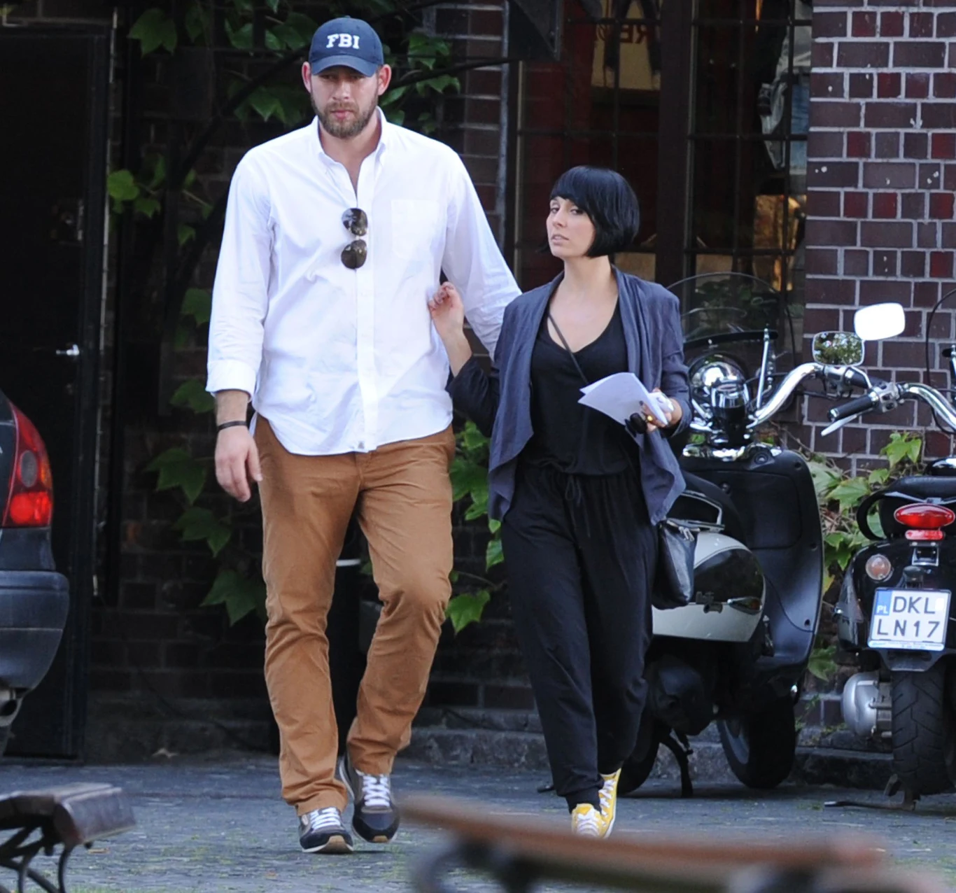 Tatiana Okupnik z mężem