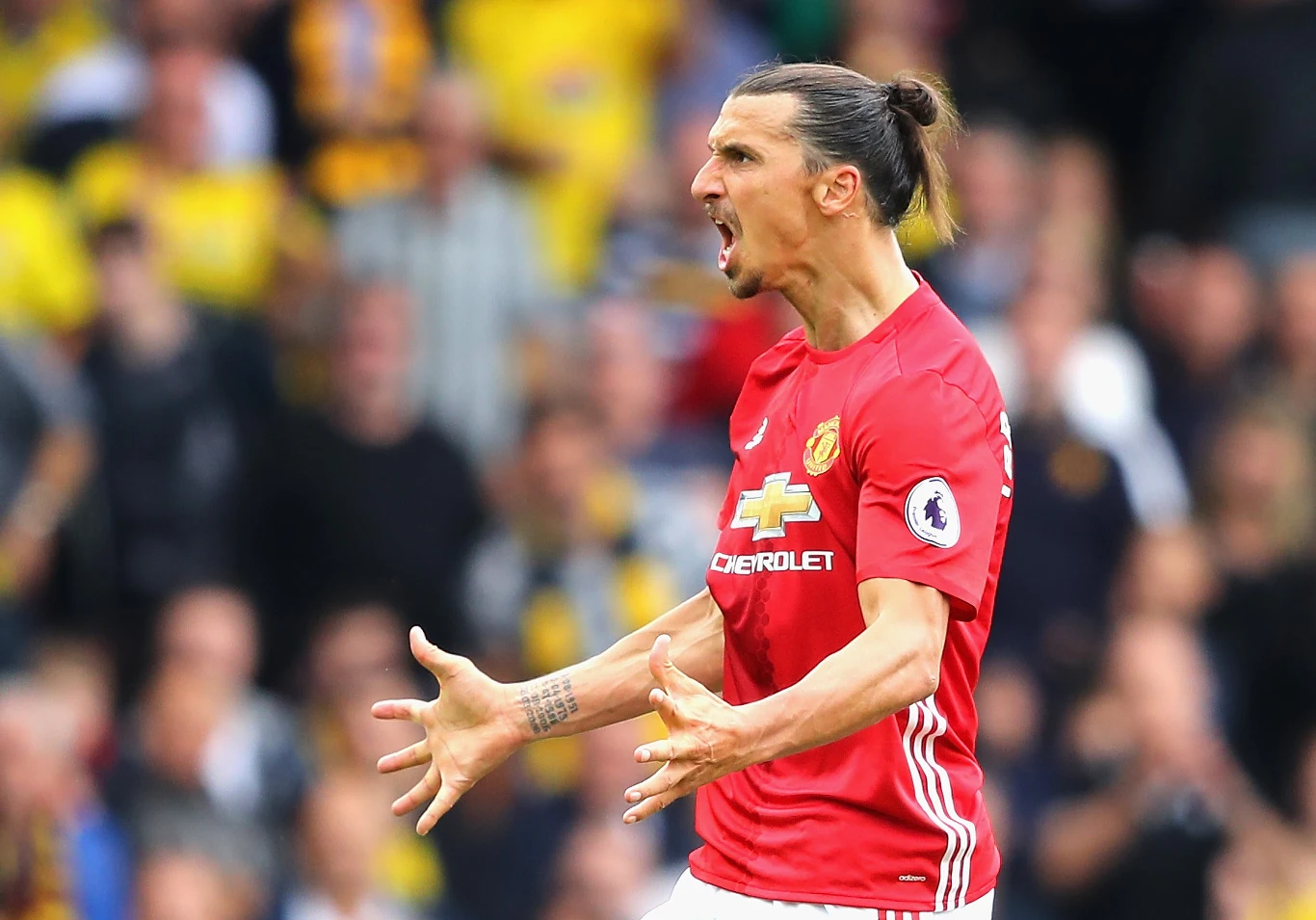 Zlatan Ibrahimović z Manchesteru United Zlatan Ibrahimović z Manchesteru United