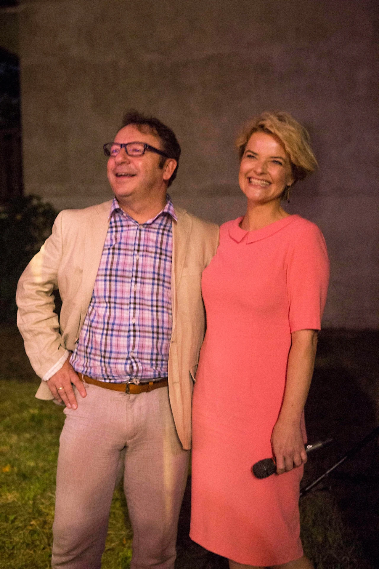 Zbigniew Zamachowski ze swoją nową żoną Moniką Zbigniew Zamachowski ze swoją nową żoną Moniką