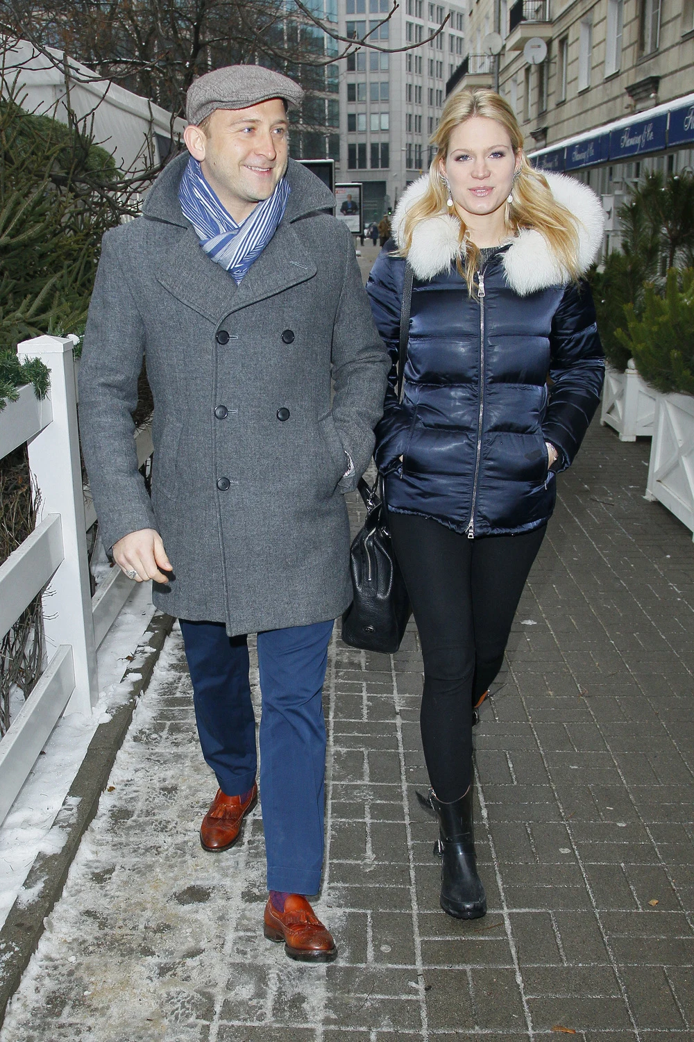 Na zdjęciu: Borys Szyc i Zosia Ślotała w 2012 roku