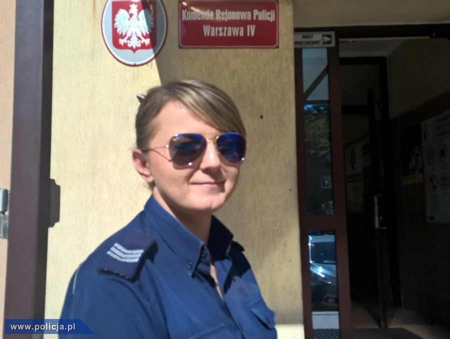 Bohaterska policjantka