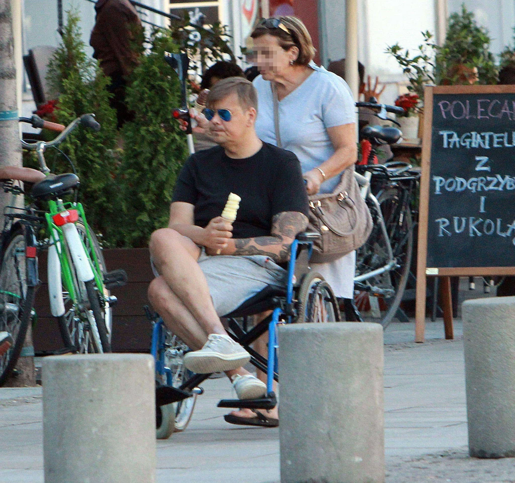 Na zdjęciu: Michał Figurski z mamą Na zdjęciu: Michał Figurski z mamą