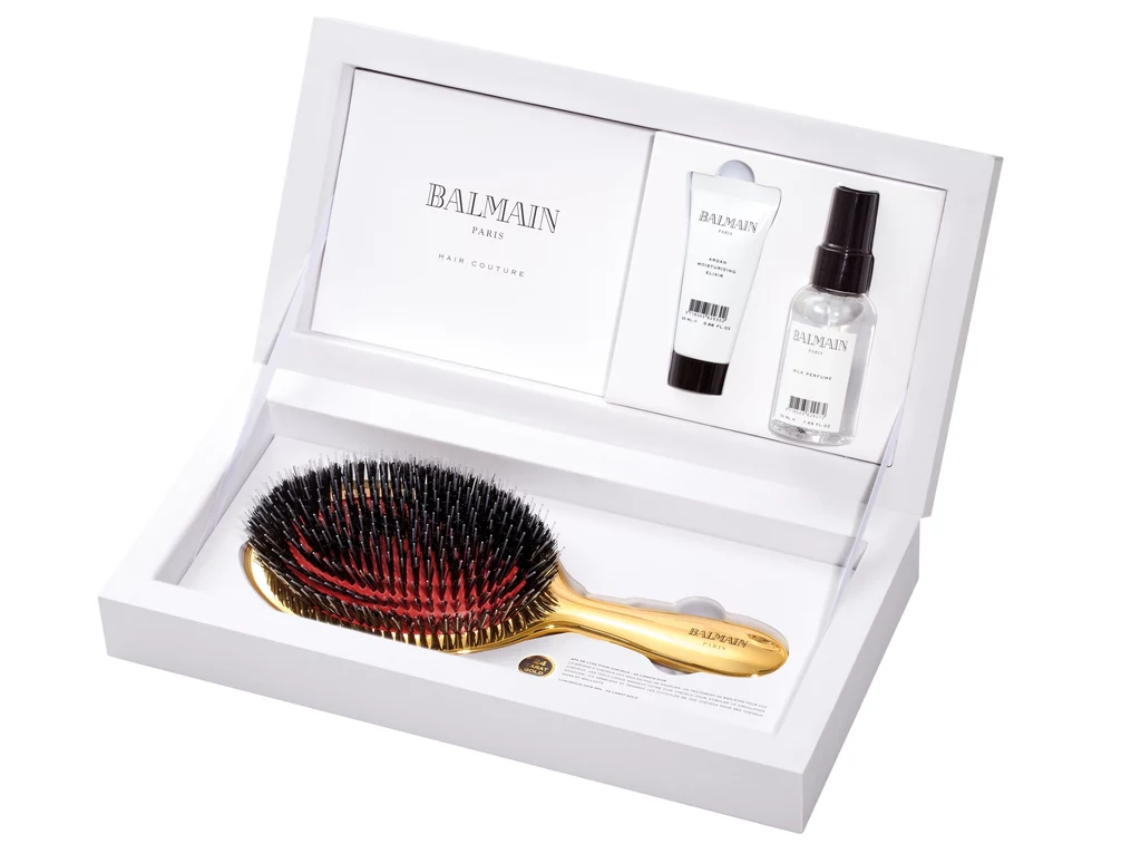 Balmain Hair Couture  Golden Spa Brush w zestawie