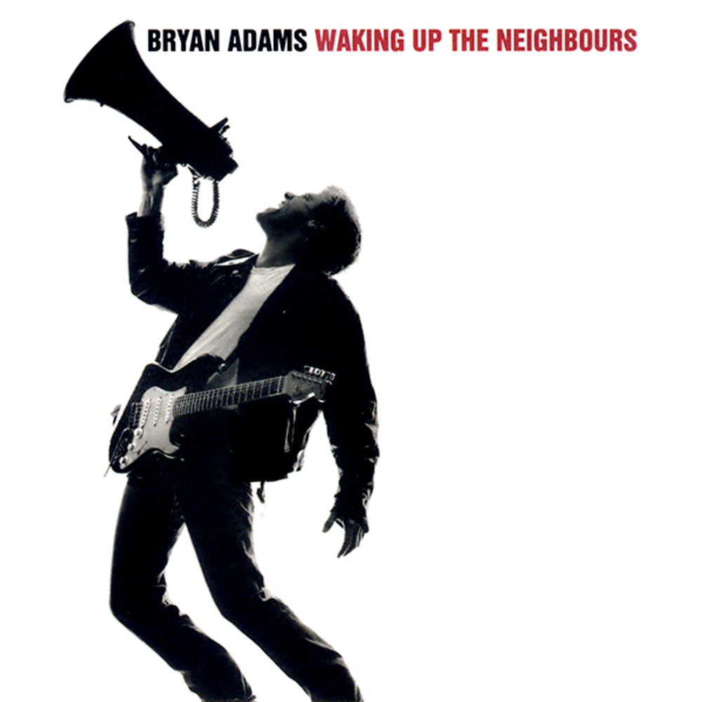 Bryan Adams na okładce płyty "Waking Up The Neighbours"