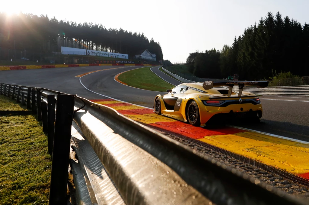 Robert Kubica na torze Spa-Francorchamps