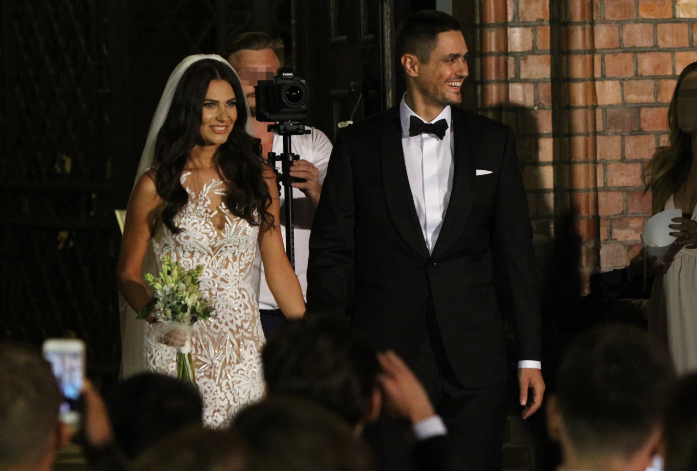 Monika Suchocka i Tobiasz Solorz w dniu ślubu Monika Suchocka i Tobiasz Solorz w dniu ślubu