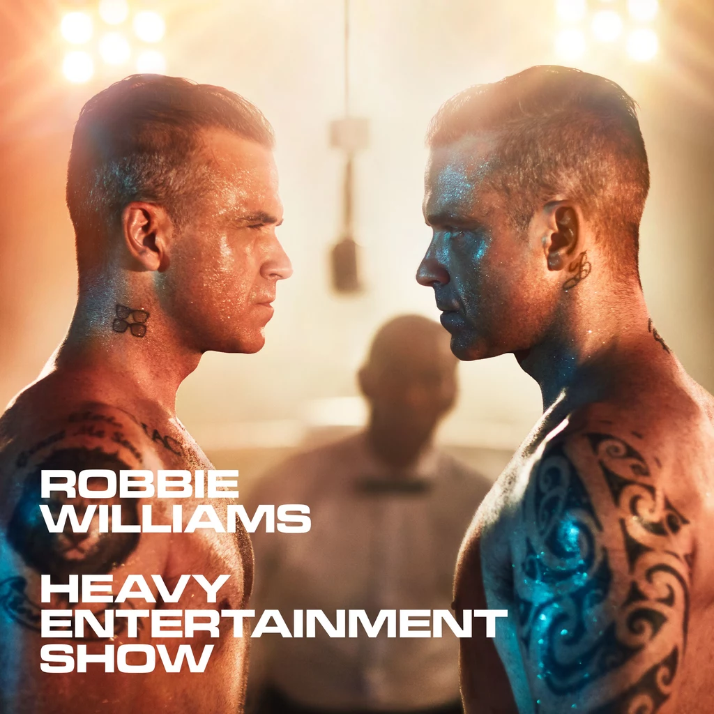 Robbie Williams na okładce płyty "Heavy Entertainment Show"