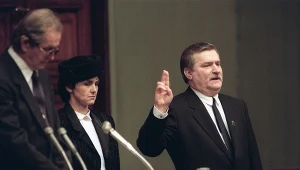 Lech Wałęsa zaprzysiężony na urząd prezydencki