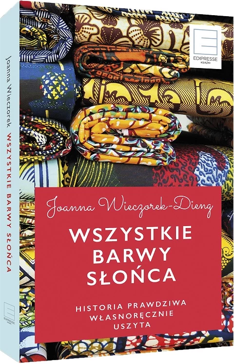 Okładka książki "Wszystkie barwy słońa" Joanny Wieczorek-Dieng