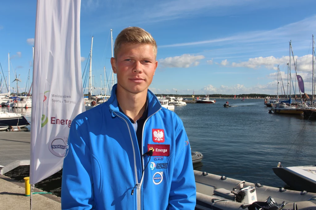 Reprezentant Volvo Youth Sailing Team Poland Radosław Furmański (DKŻ Dobrzyń) 