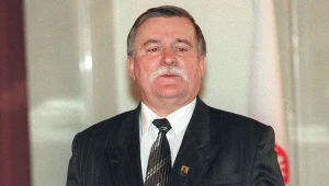 Prezydent Lech Wałęsa w 1995 roku