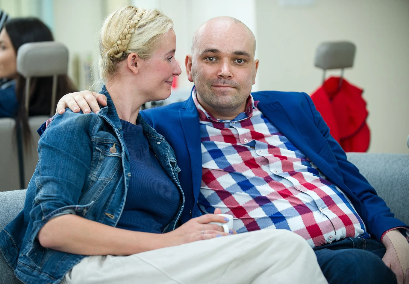 Tomasz Kalita z narzeczoną Tomasz Kalita z narzeczoną