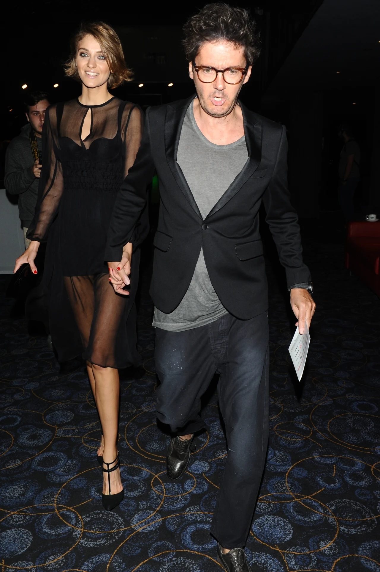 Na zdjęciu: Renata Kaczoruk i Kuba Wojewódzki na premierze filmu "Ostatnia rodzina" Na zdjęciu: Renata Kaczoruk i Kuba Wojewódzki na premierze filmu "Ostatnia rodzina"