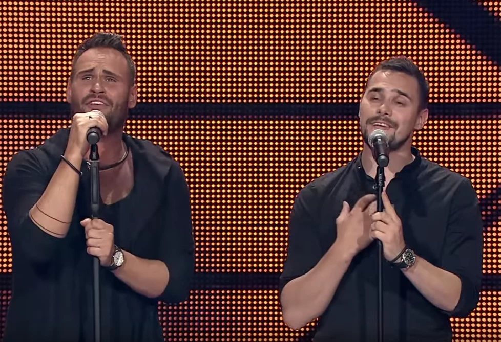 Sebastian Wojtczak i Daniel Rychter w "The Voice of Poland"