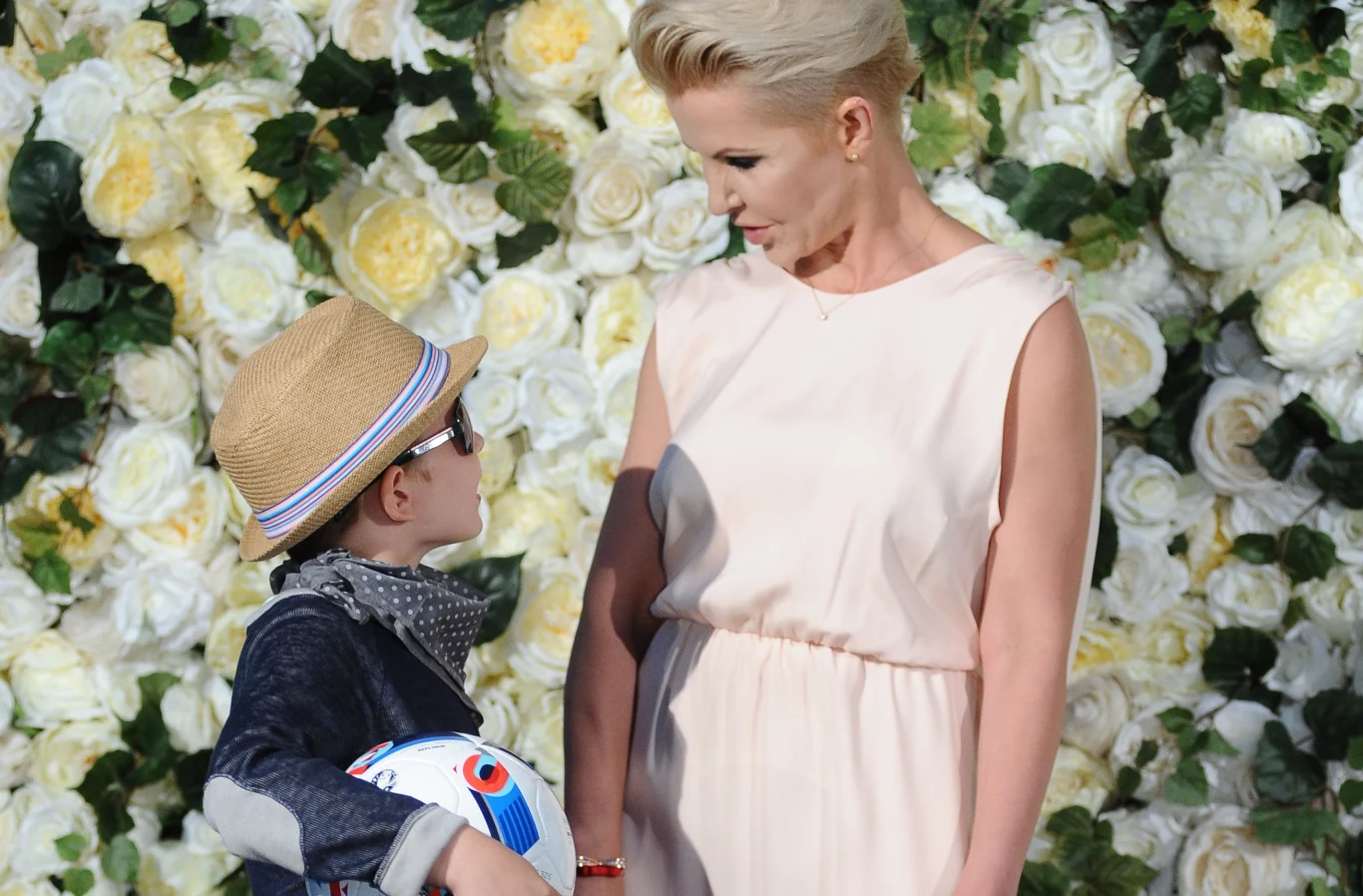 Joanna Racewicz z synem Joanna Racewicz z synem