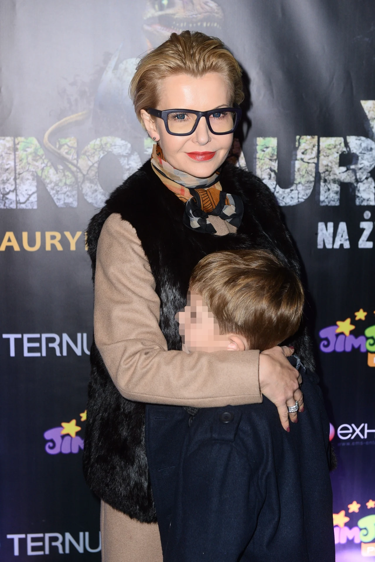 Joanna Racewicz z synem Joanna Racewicz z synem