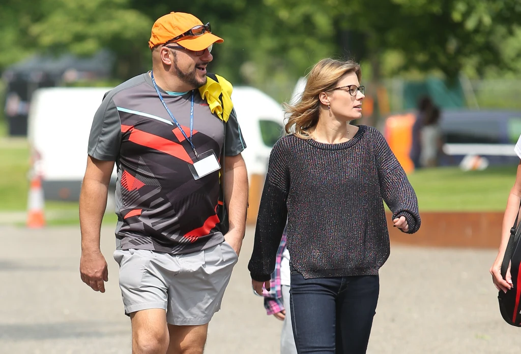 Piotr Gąsowski i Anna Głogowska