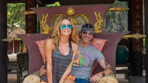 Małgorzata Rozenek i Radosław Majdan w Azji