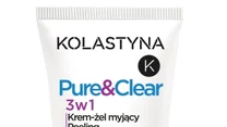 KREM-ŻEL MYJĄCY + PEELING + MASECZKA 3 w 1 usuwający zanieczyszczenia i martwe komórki, wyrównujący koloryt skóry