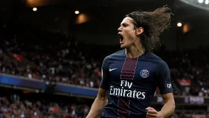 Edinson Cavani szaleje po zdobyciu drugiej bramki