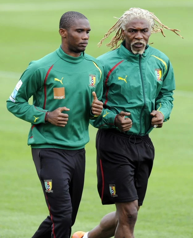 Samuel Eto'o i Rigobert Song (z prawej) Samuel Eto'o i Rigobert Song (z prawej)