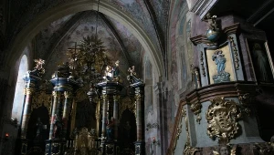 Wnętrze klasztoru w Staniątkach