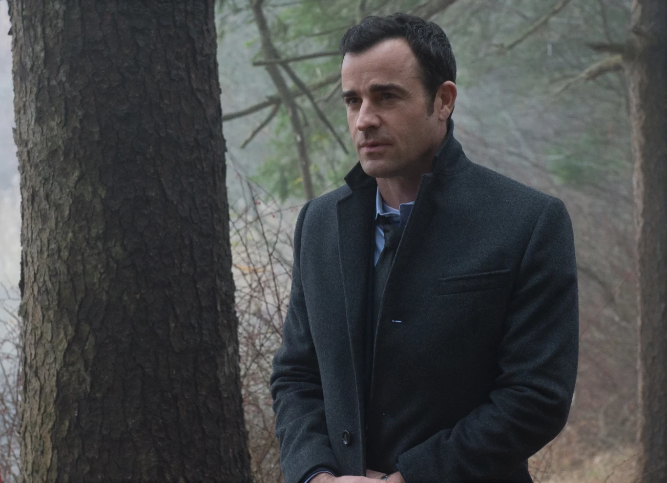 Justin Theroux w scenie z filmu "Dziewczyna z pociągu"