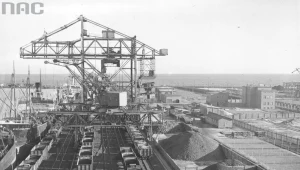 Port w Gdyni. Zdjęcie sprzed wybuchu wojny