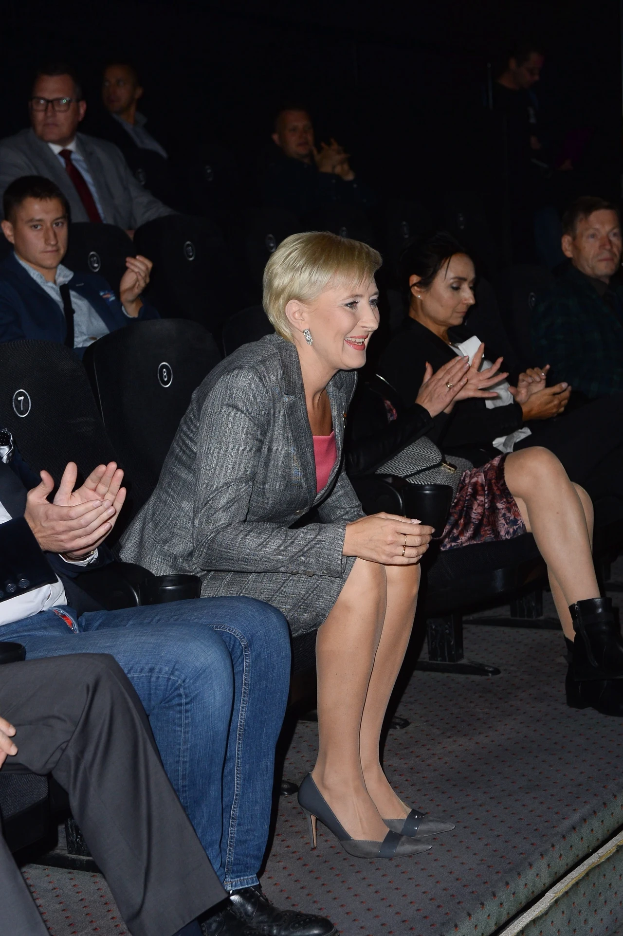 Na zdjęciu: Agata Duda na pokazie filmu pt. "Chce mi sie żyć"