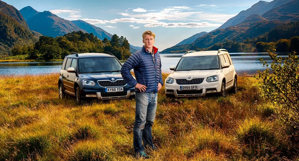 Alastair Humphreys i Skoda Yeti