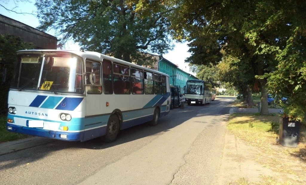 Takie autobusy wożą dzieci