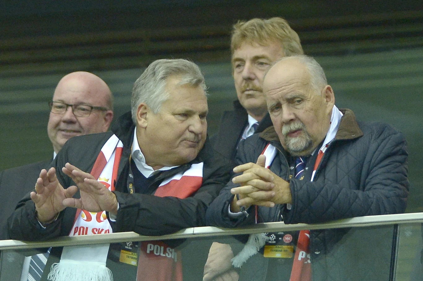 Aleksander Kwaśniewski, Zbigniew Boniek, Andrzej Person Aleksander Kwaśniewski, Zbigniew Boniek, Andrzej Person