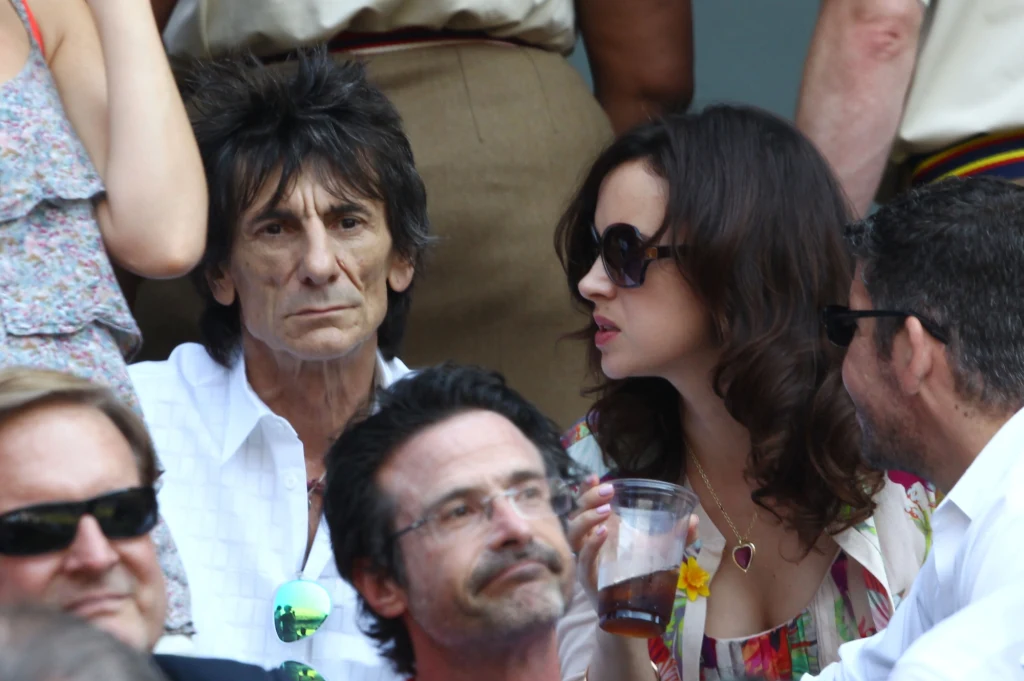 Ronnie Wood z żoną