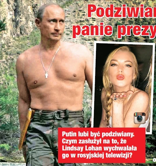 Lohan nie potrafiła się oprzeć Putinowi?