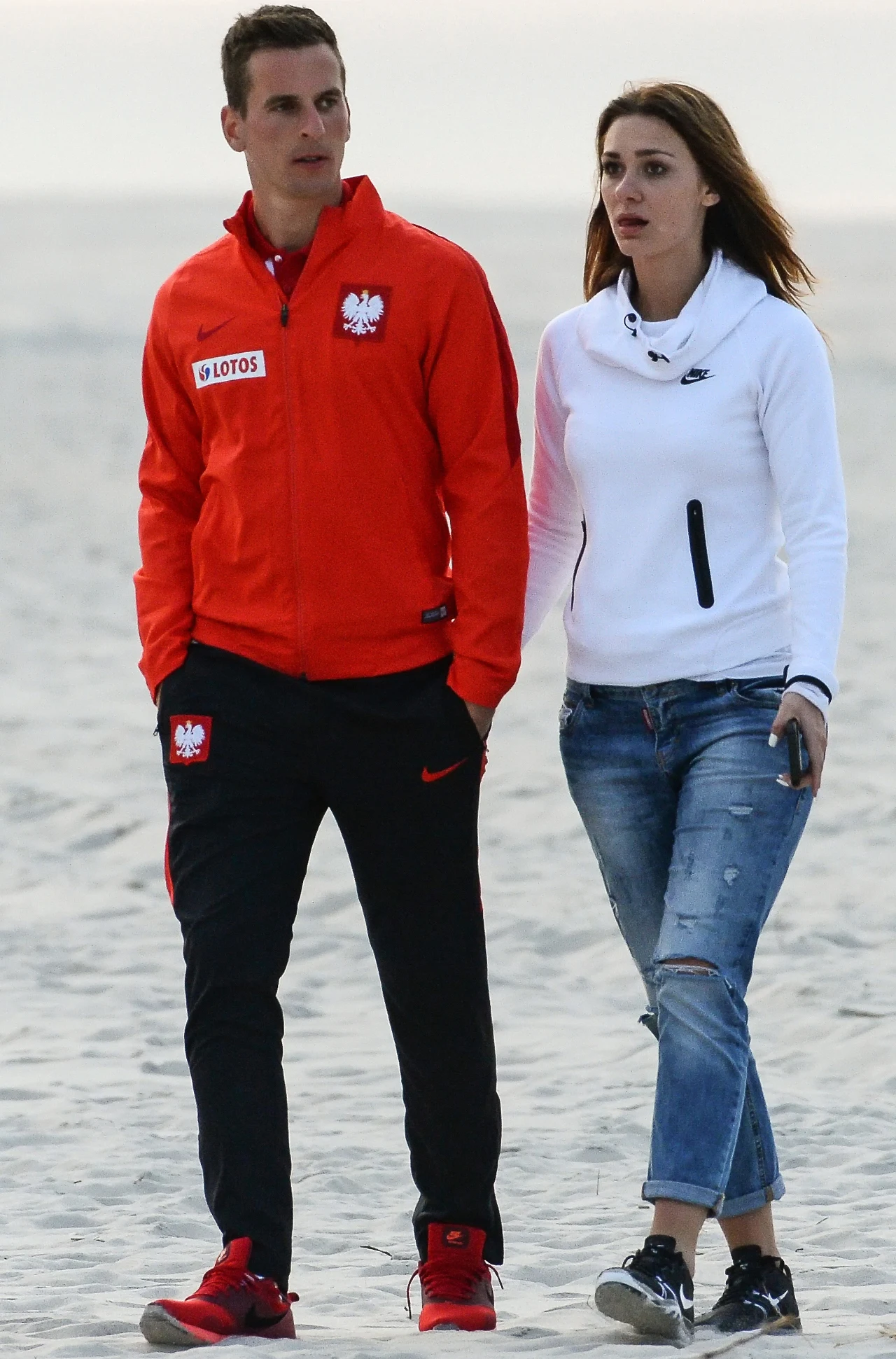 Arek Milik z ukochaną